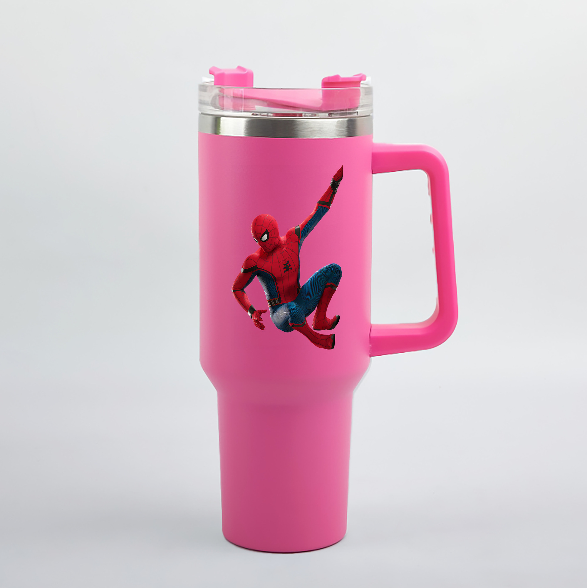（画像用） Spider Man スパイダーマン 1200mL車用タンブラー（カラープリント）